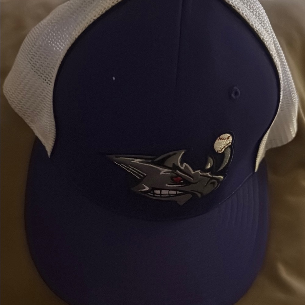 Sharks Baseball Logo Purple Trucker Hat